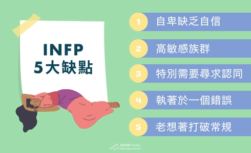 INFP 5大缺點一覽表